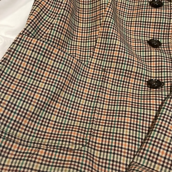 Talbots Plaid Blazer with elbow patch - Picture 4 of 7